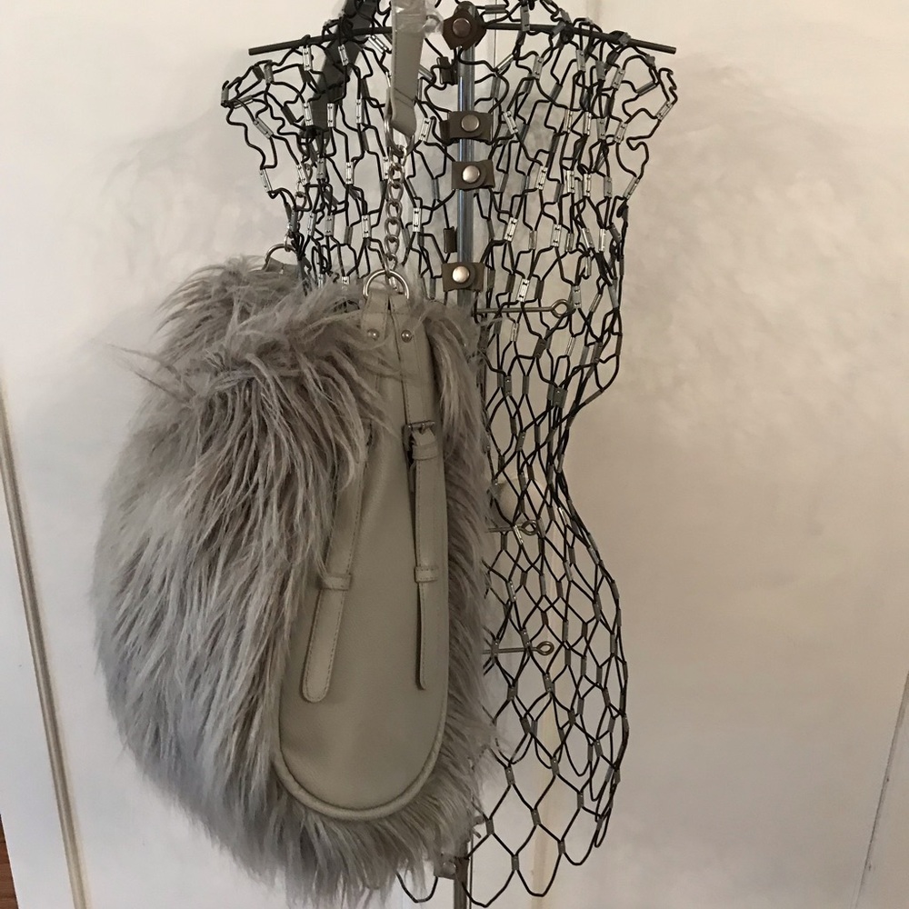 Fabulous fur hobo faux fur large bag new